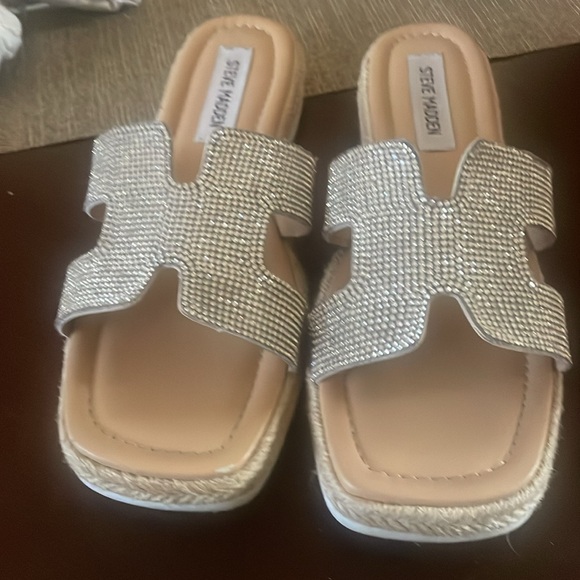 Steve Madden Rhinestone Slippers - Picture 2 of 4